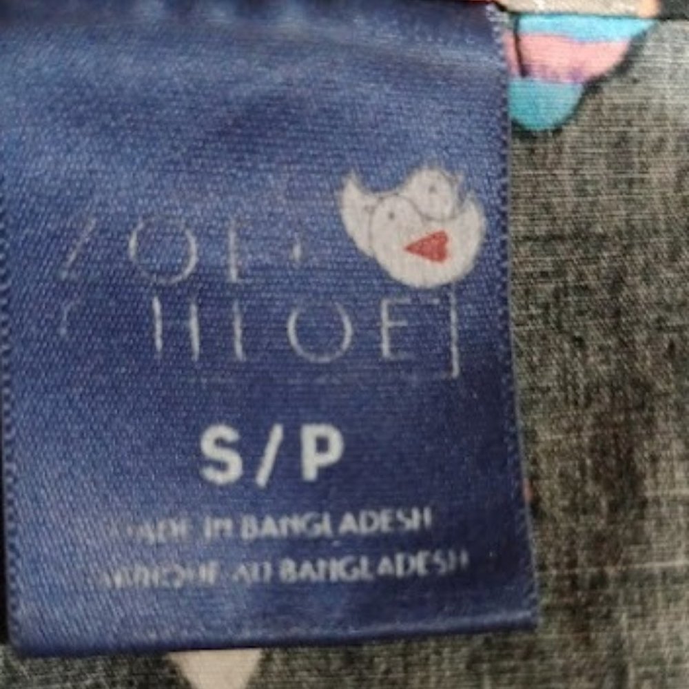 Zoe Cloe Halloween Women's Scrub Top